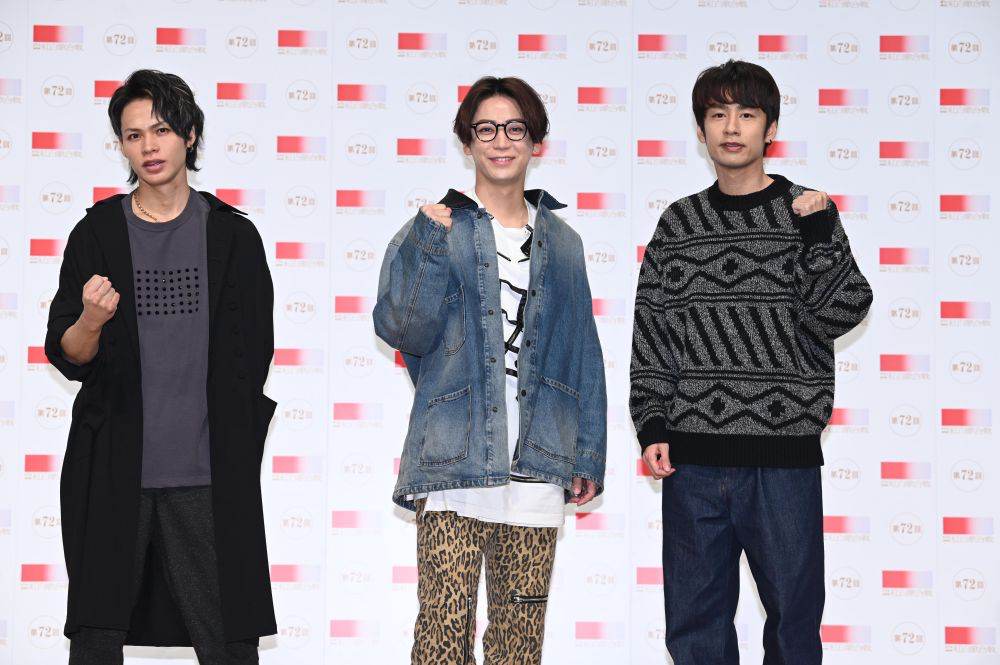 KAT-TUN、まるで漫才　笑いに包まれた会見一問一答：紅白リハ