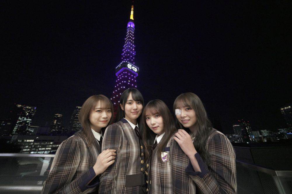 東京タワーが乃木坂46仕様でライトアップ「感無量です！」