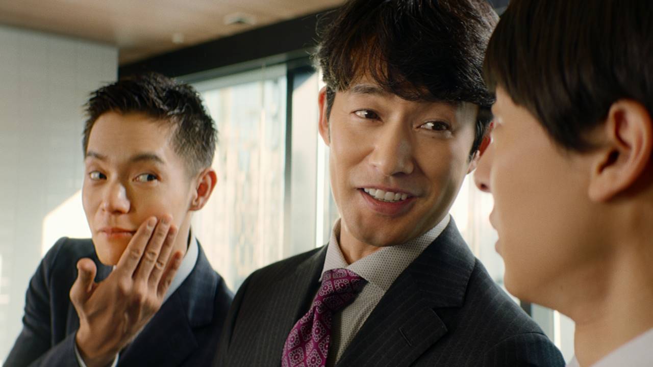 竹野内豊と窪田正孝「ウーノ」ＣＭに高杉真宙が新入社員として初登場