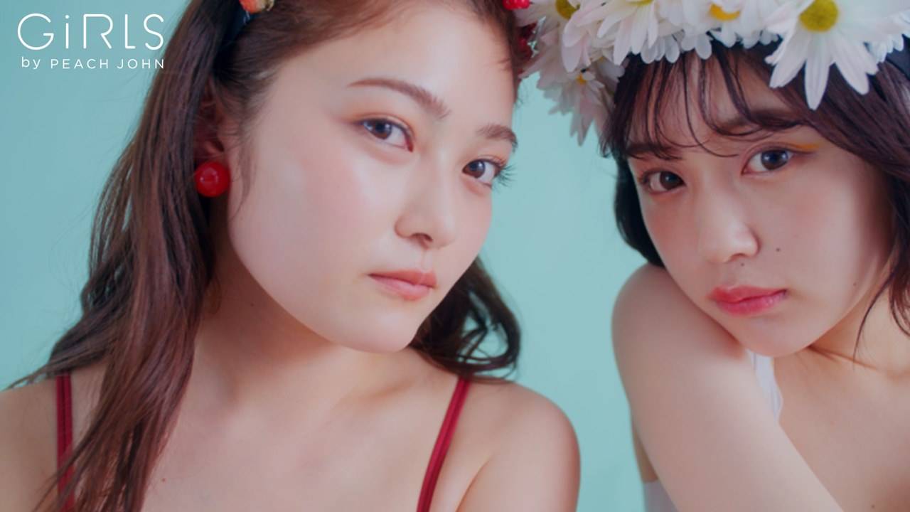 井上咲楽＆なえなの「GiRLS by PEACH JOHN」新ミューズに