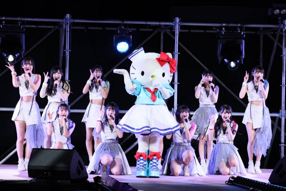 ハロプロメンバーが総出演「ひなフェス」、サプライズゲストにハローキティ登場