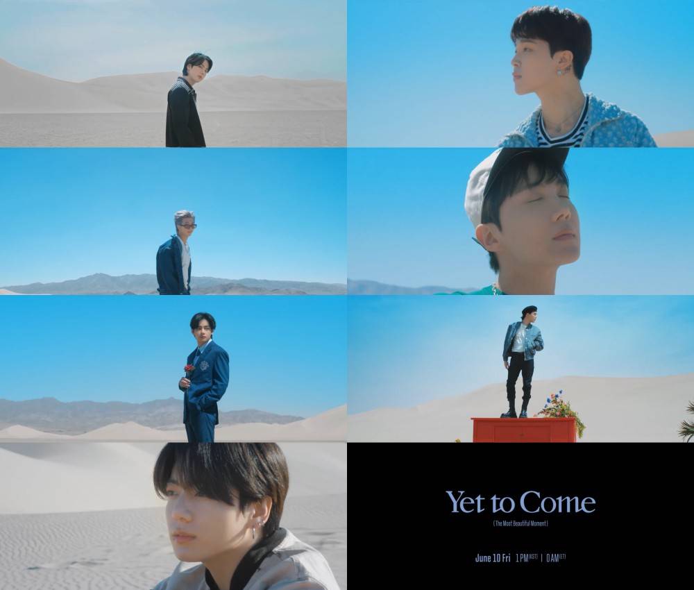 BTS、広大な砂漠で撮影「Yet To Come」MVティーザー公開