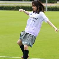 日向坂46影山優佳、女子サッカー新プロジェクト