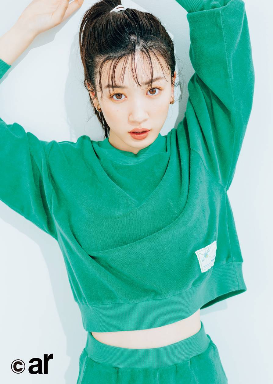 永野芽郁、透き通る美肌惜しみなく　『ar』表紙　透明感抜群