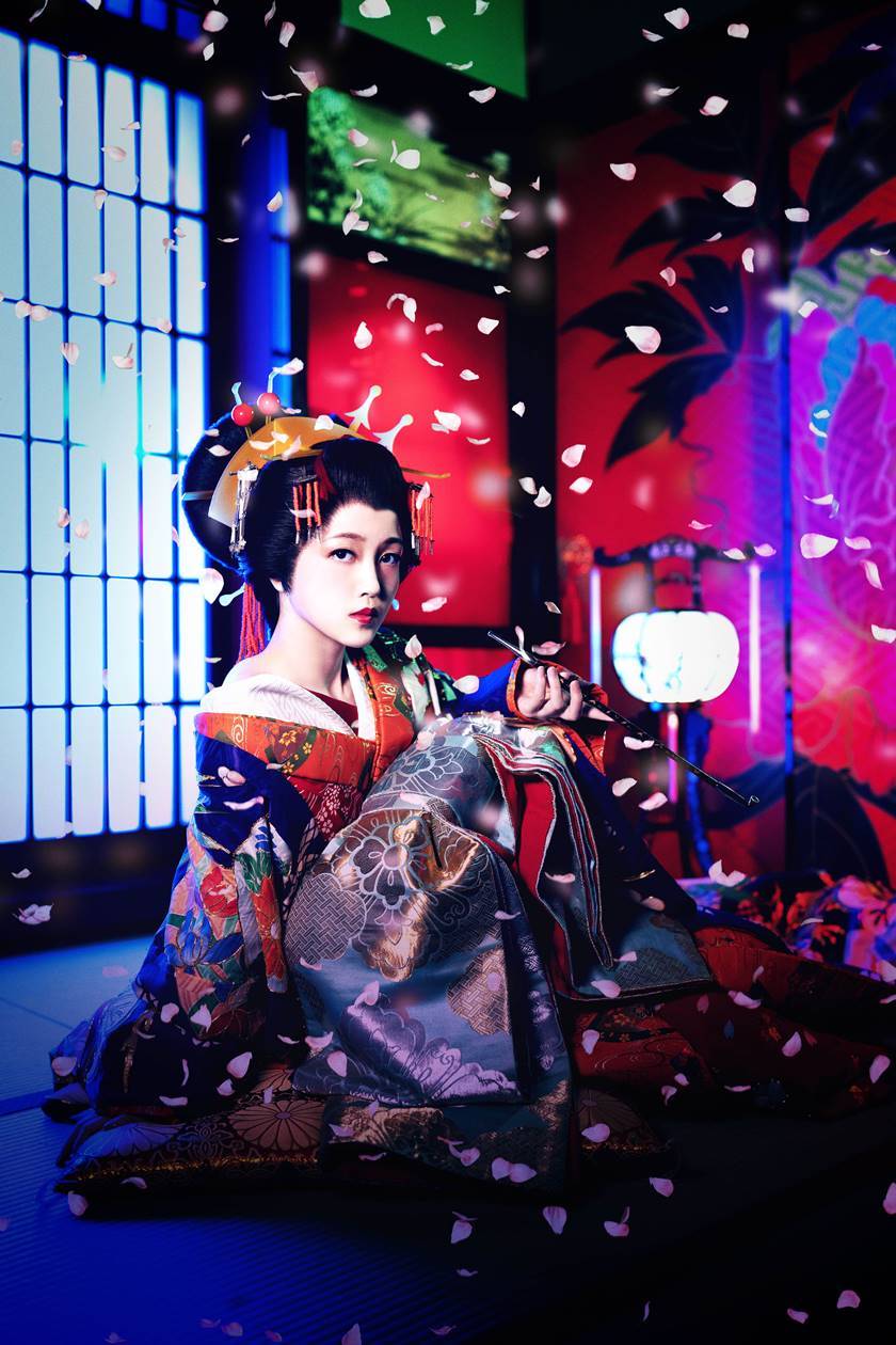 乃木坂46久保史緒里、主演舞台『桜文』チラシビジュアル解禁