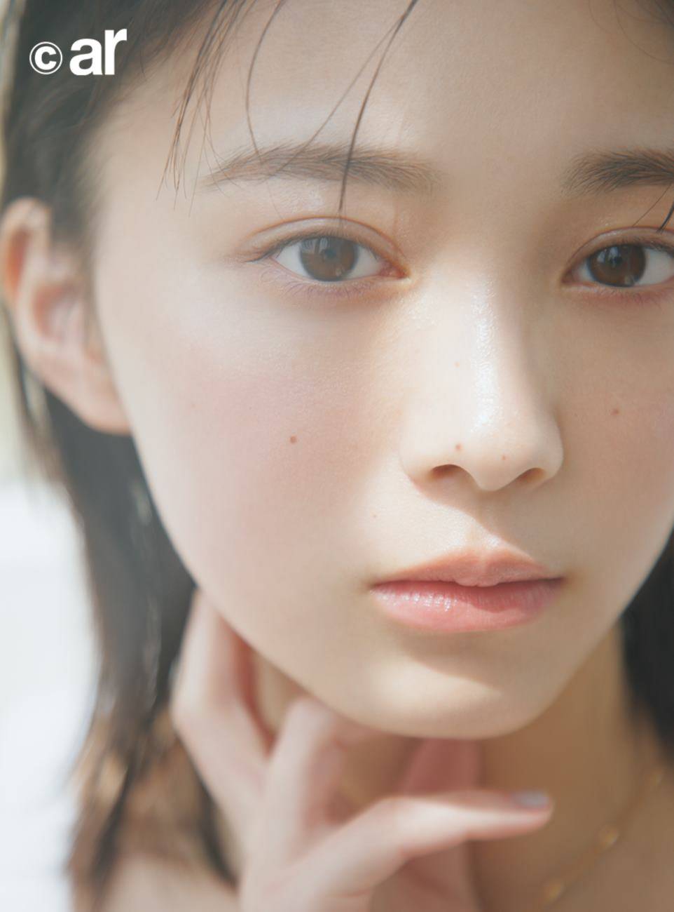 櫻坂46・森田ひかる、透明感あふれる接近ショット　うっとり美肌