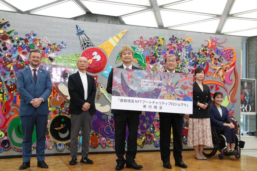 香取慎吾「多くの人にパラスポーツ楽しんでほしい」NFTアートで3900万寄付