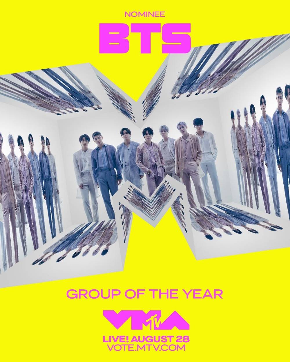 BTS、2022MTVアワードで「グループ・オブ・イヤー」など６部門ノミネート