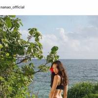 菜々緒、圧倒的美ボディ　ビキニ姿で凛と佇む