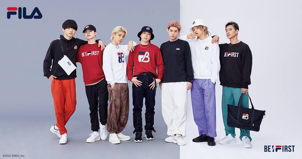 BE:FIRSTがFILAのブランドモデルに起用　FILA×BE:FIRSTコラボアイテム販売