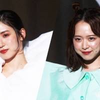 倉野尾成美×下尾みう、コリない“近未来”ファッションでランウェイ