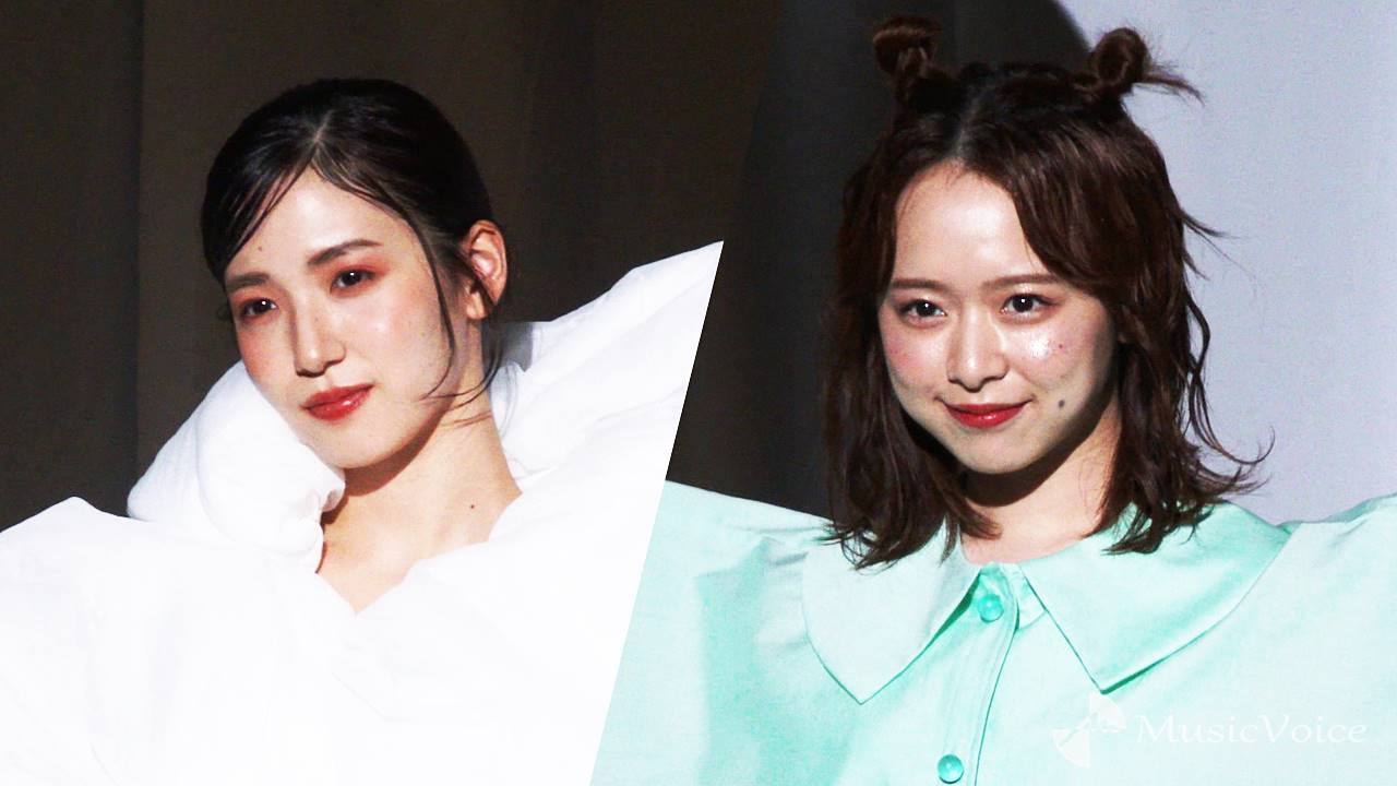 倉野尾成美×下尾みう、コリない“近未来”ファッションでランウェイ