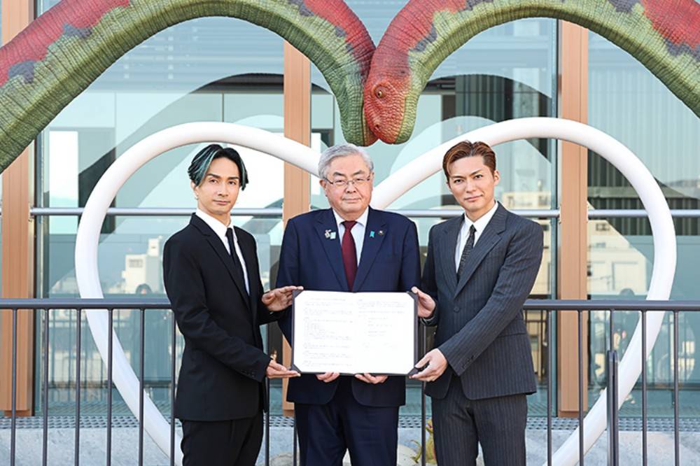 福井市とLDH JAPANが地域活性化連携協定締結を発表　EXILE橘ケンチ&SHOKICHIが記者発表に出席
