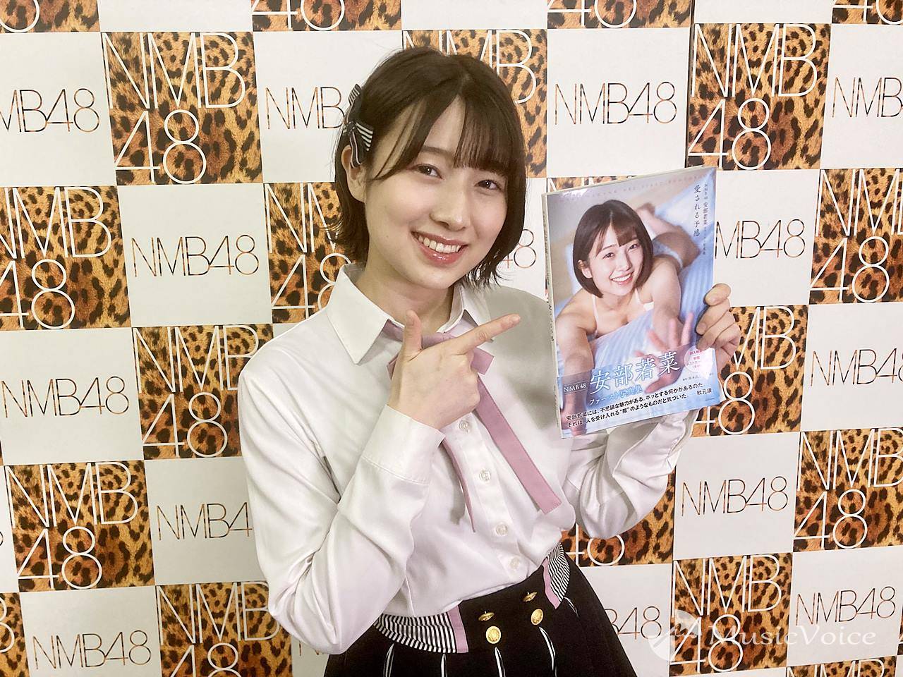 NMB48安部若菜、はだける撮影も志願「日本一“はだけ”が似合う女を目指します！」