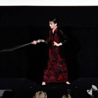 山本千尋、中国剣術を披露