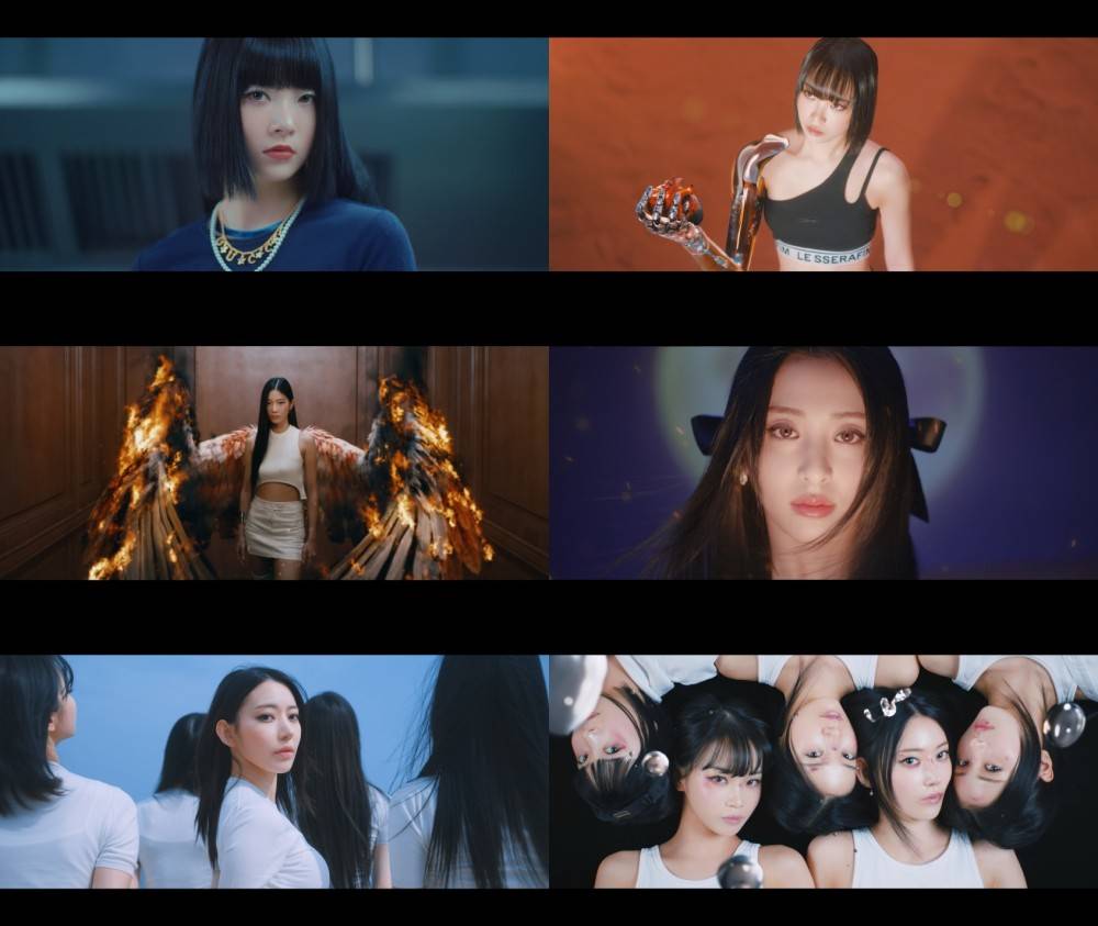 LE SSERAFIM、圧倒的な映像美「UNFORGIVEN」アルバムトレーラーを公開