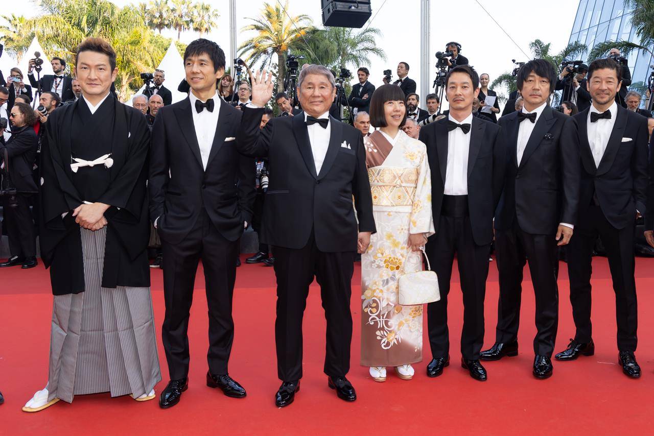 北野武監督・西島秀俊・加瀬亮・中村獅童・浅野忠信・大森南朋、カンヌでレッドカーペット
