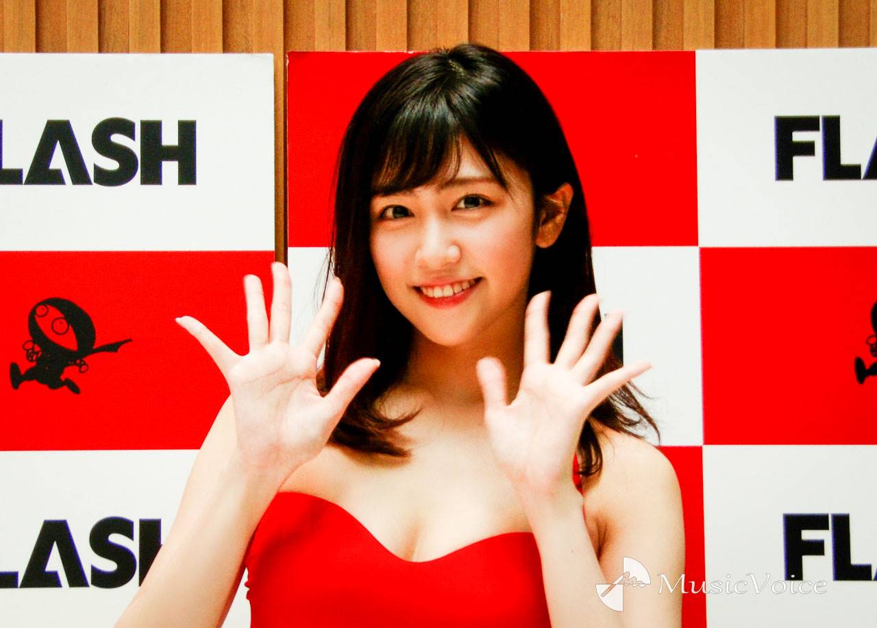 元STU48磯貝花音「大人になった私を見て欲しい」赤い水着で情熱的にアピール