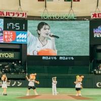 足立佳奈「夢が１つ叶いました！」読売ジャイアンツのイベントで圧巻の歌声を披露