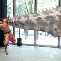 高橋ヒロム「DINO SAFARI GIGANT」ギガノトサウルスお披露目記者発表会