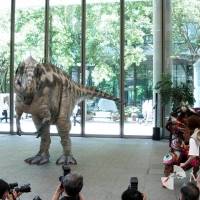 樋口日奈「DINO SAFARI GIGANT」ギガノトサウルスお披露目記者発表会