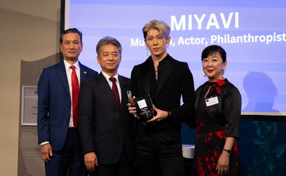 MIYAVI「光栄に思います」南カリフォルニア日米協会GALAパーティーで国際市民賞を受賞