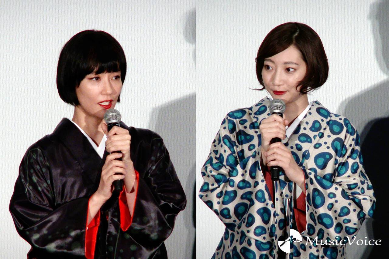 水川あさみ×武田玲奈がショートボブの着物姿、アオイヤマダ×服部樹咲×桃果と劇中衣装で登壇