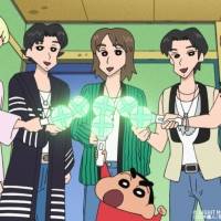 TOMORROW X TOGETHER、アニメ「クレヨンしんちゃん」とコラボ