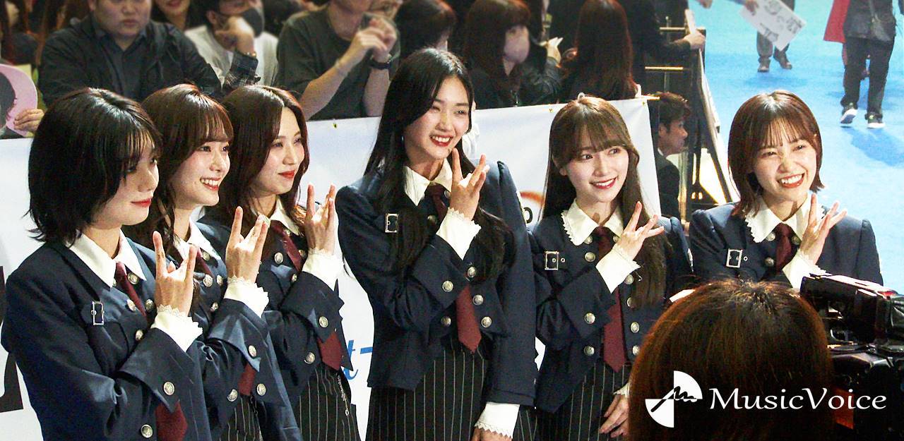 櫻坂46、初ブルーカーペットに「ドキドキ！」：「MTV VMAJ 2023」Best Dance Video受賞