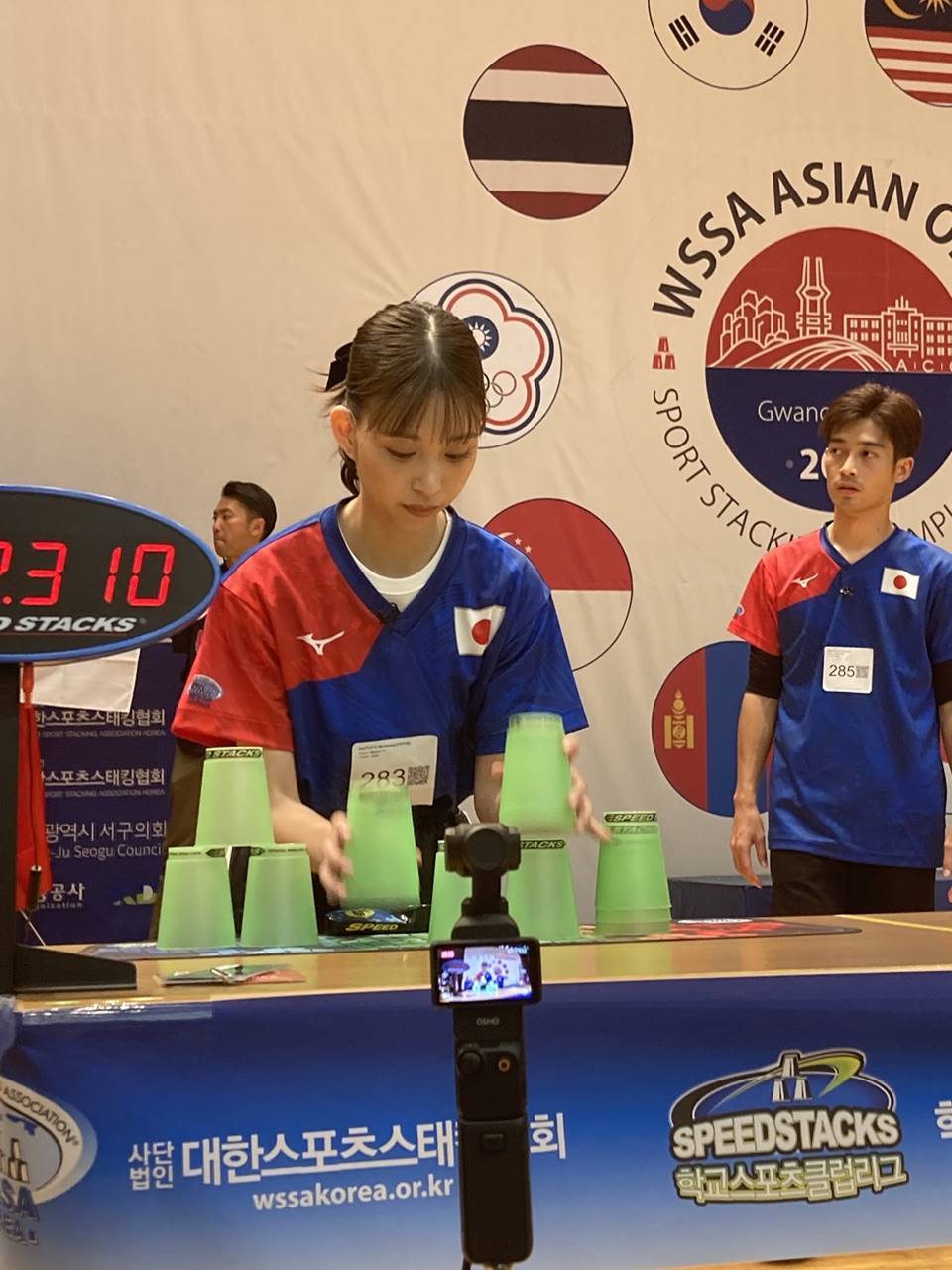 森川葵、カップ積み上げ競技のアジア大会でメダルラッシュ「結果が出せてよかった」