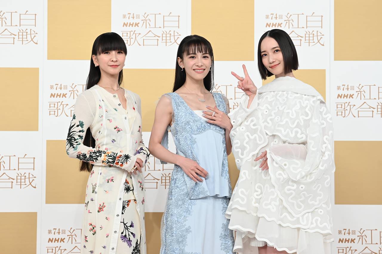 Perfume、観客と一緒にジャンプ　紅白を盛り上げる