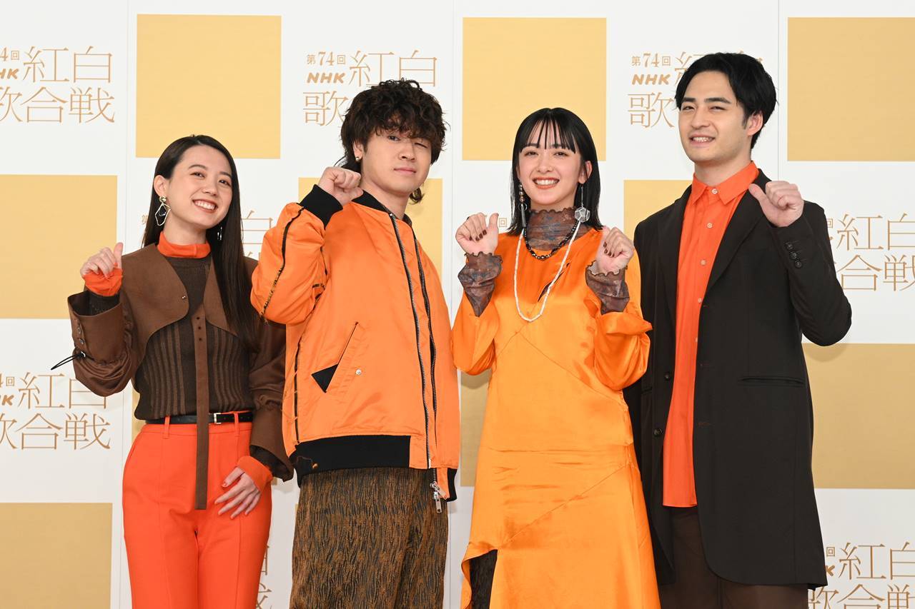 緑黄色社会・長屋、午前中の音合わせもエネルギッシュな歌声披露：紅白リハ（音合わせ）