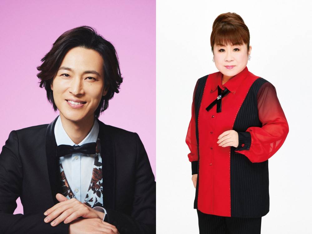 山内惠介＆天童よしみ、東京・大阪の名所から生中継：紅白
