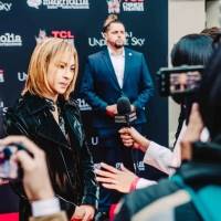 YOSHIKI、米チャイニーズ・シアター手形・足形完成披露セレモニー