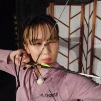 山本千尋、アーチェリー初挑戦