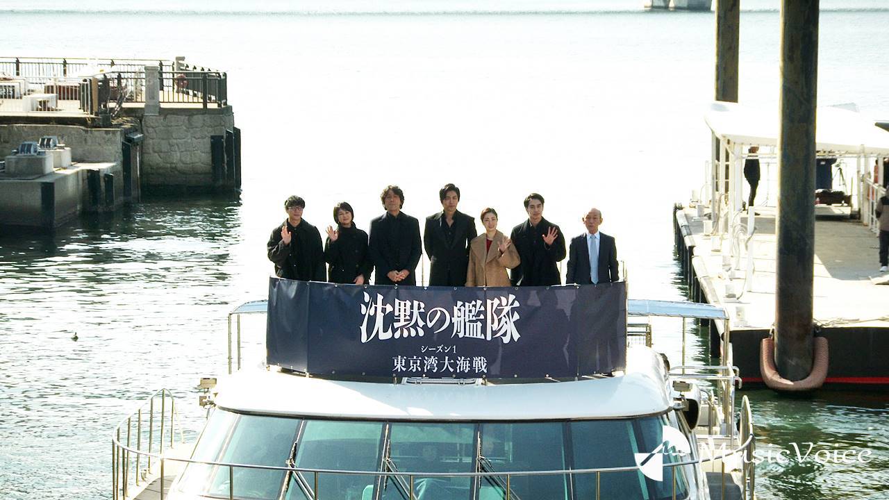 大沢たかお×上戸彩×江口洋介ら東京湾からド派手に登場