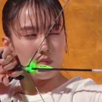 山本千尋、アーチェリー神業連続成功