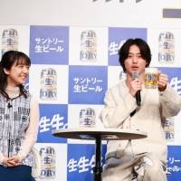 山﨑賢人『サントリー生ビール』新CM発表会