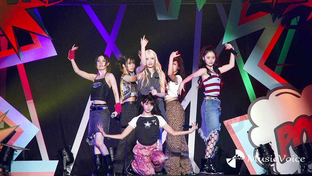 「OUT OF 48」から生まれたUNLAME、X-girl衣装でパフォーマンス