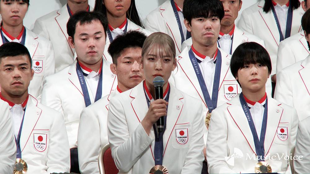 【パリ五輪】旗手・江村美咲＆半井重幸「競技種目を越えて高め合った」日本選手団が帰国会見