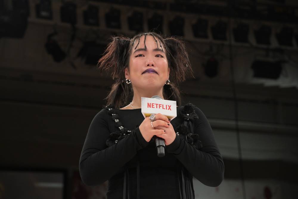 極悪女王の目に涙…ゆりやん、ダンプ松本に感謝の思い　レジェンドが見守るなか