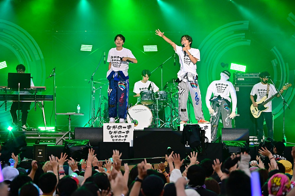 ながのーず「イナズマロック フェス」初ライブパフォ　西川貴教とお互いのヒット曲をコラボ