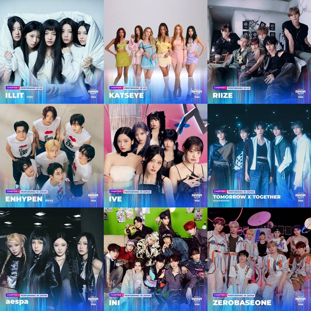 K-POP授賞式「2024 MAMA AWARDS」第一次出演者決定、INIやRIIZEなど９組