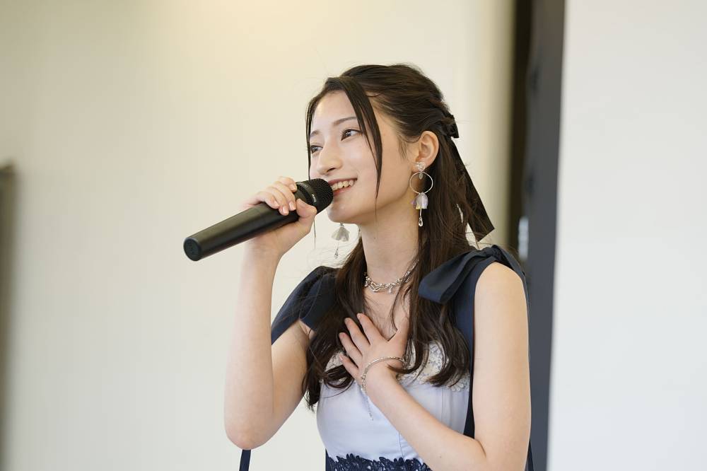 井上音生、歌手として初ステージ「とても緊張しました」