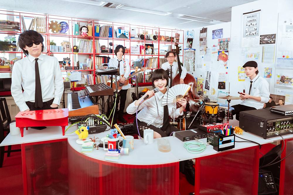 新進気鋭のバンドQUBIT「tiny desk concerts JAPAN」出演決定