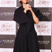 「連続ドラマW 誰かがこの町で」完成報告会