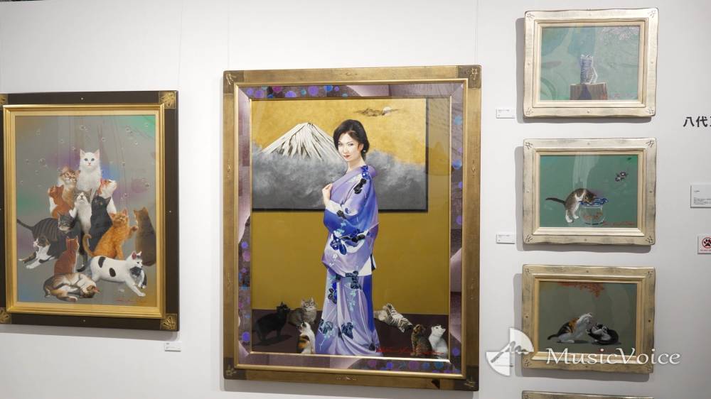 八代亜紀さんが逝去前に描いた自画像など公開