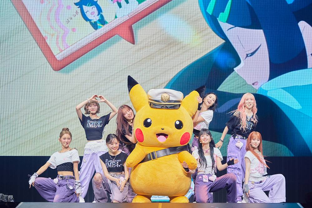 ME:I「キャプテンピカチュウ」サプライズ登場にメロメロ