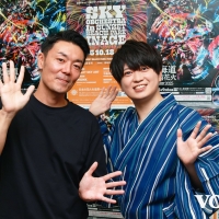BS日テレ花火特別番組囲み取材
