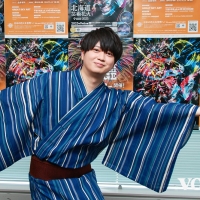 BS日テレ花火特別番組囲み取材